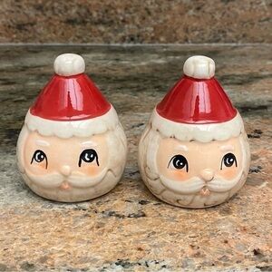 NEW Johanna Parker Santa Claus Salt and Pepper Shakers